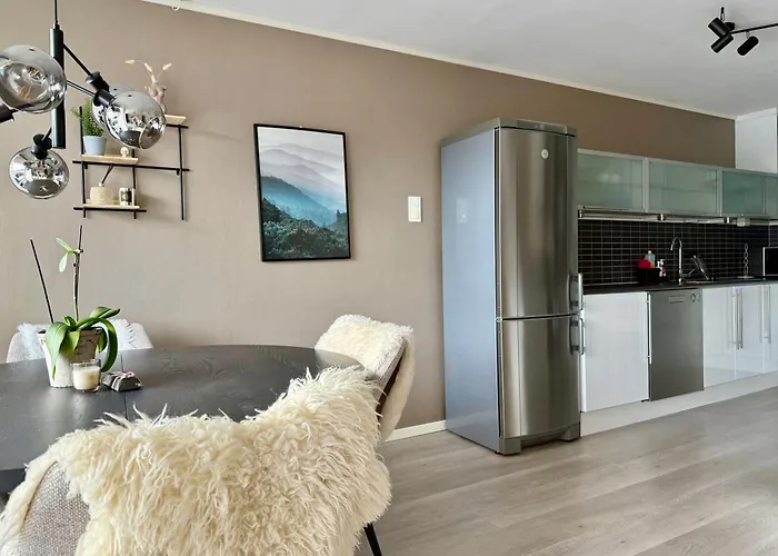 Fjord And Mountain View *